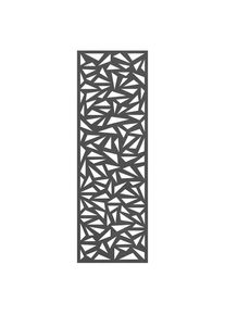 TraumGarten Sichtschutzzaun SYSTEM Designgitter TRIGON Anthrazit Sichtschutz, 60x90 cm