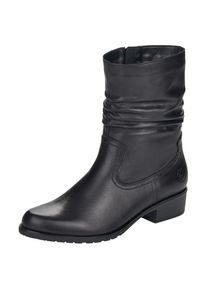 Remonte Stiefelette, mit gerafftem Schaft schwarz 37 Im eleganten Look