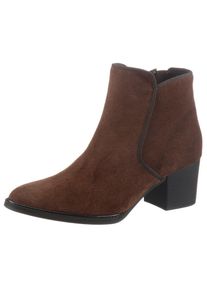 Gabor Cowboy Stiefelette »ANCONA«, mit Paspellierung braun 42 Stylische Cowboystiefelette mit Textileinfass