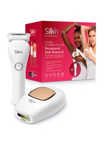 Silk'n SILK'N IPL-Haarentferner »Infinity Premium Smooth«, 500000 Lichtimpulse, inkl. LadyShave &Verlängerungskabel goldfarben „Pulsing“- und...