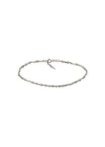 Firetti Fußkette »in Singapurkettengliederung, 2 mm, schlicht« silberfarben Fußschmuck