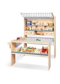 Pinolino® Kaufladen »Marktstand Lucy, grau« beige Kaufläden