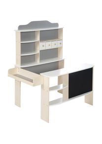 Roba® Kaufladen »Verkaufsstand weiß/grau« grau Kaufläden