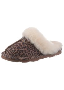 Bearpaw Pantoffel »LOKI EXOTIC«, mit trendigem Leo-Print braun 38 leo Kuscheliger Hausschuh zum Schlupfen