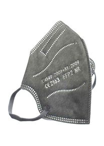 VASANO Maske FFP2 Kind 4-12 Jahre grau, 2 Stück