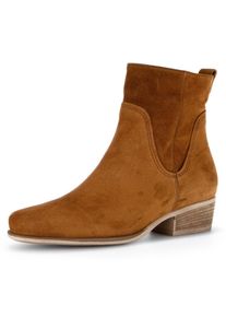 Gabor Cowboy Stiefelette, in leichter Karreeform beige 42 camelfarben Cowboystiefelette in Weite G (=weit)