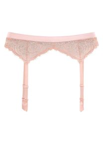 Lascana Strumpfhalter -Rafaella, mit Feinen Glitzerdetails, Sexy Dessous Silberfarben, Größe 32/34