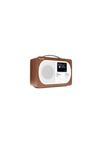 pure , Radio »Evoke H4 BT Walnuss« , braun , 2,8-Zoll Farbdisplay