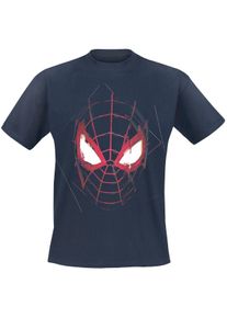 Spiderman Spider-Man Miles Morales - Maske T-Shirt dunkelblau