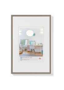 Bilderrahmen »New Lifestyle Kunststoffrahmen«, (1 St.) , grau , Walther , stahl