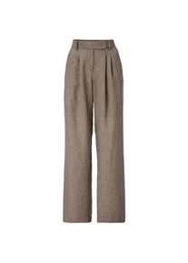 Manufactum Damen-Bundfaltenhose Braungrau 40