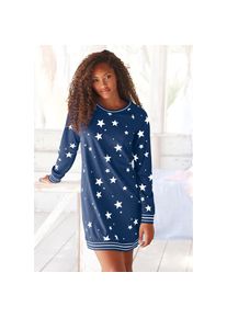 Vivance Dreams , Sleepshirt mit angesagtem Sternedruck , blau , Nachthemd mit Rundhalsausschnitt und schönem Sternendruck