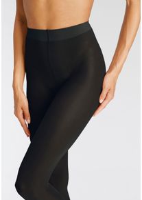 Lascana Feinstrumpfhose, 40 Den, Leichter Stützeffekt Schwarz, Größe 36/38
