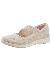 Skechers Ballerina »BE-COOL ENDLESS FUN«, mit elastischem Riemchen beige 39 Aus recycelten Materialien