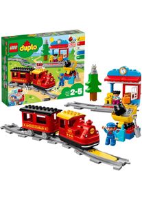 Lego® Konstruktionsspielsteine »Dampfeisenbahn (10874), Lego® DUPLO® Town«, (59 St.)