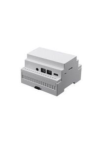 CAMDENBOSS Raspberry Pi 4B Gehäuse mit grauem Deckel für DIN-Schienen - CBRPI-DR-4-GRY