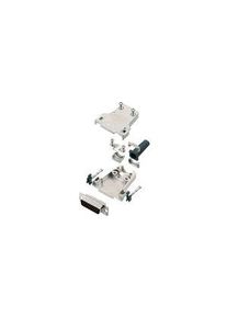 Encitech Connectors DA-26 Fiche m&acirc;le Kit de connecteur D-Sub HD, Zinc Gaine - 6355-0063-02