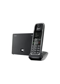 Gigaset , Schnurloses DECT-Telefon »C530 IP« , schwarz , Erweiterbar (maximal 6 Mobilteile)