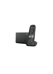 Gigaset , Schnurloses DECT-Telefon »E630 Anthrazit Grau«, (Mobilteile: 1) , grau , Wasserdicht, staubgeschützt und stossfest