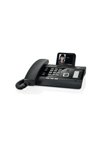 Gigaset , Kabelgebundenes Telefon »DL500A Schwarz« , schwarz , Headset Anschluss via Bluetooth oder Kabel