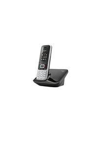 Gigaset , Schnurloses DECT-Telefon »S850 Anthrazit Silberfarben« , grau , Anruferanzeige mit Bild am TFT-Farb-Display