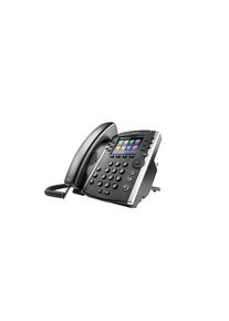 Poly , Kabelgebundenes Telefon »VVX 411 Microsoft« , schwarz , Optimiert für Lync/Skype for Business