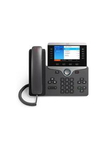 Cisco , Festnetztelefon »»8841 Schwarz«« , schwarz , Gigabit-LAN mit Power over Ethernet