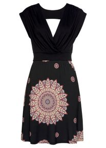 Beach Time Beachtime Sommerkleid, mit Rückenausschnitt Schwarz, Größe 36