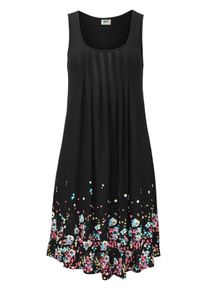 Beach Time Beachtime Strandkleid, mit Blumenprint Schwarz, Größe 52