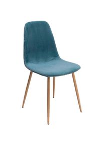 Schneider Besucherstuhl »Samt«, 1 St. blau