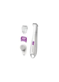 Remington , Elektrorasierer &raquo;Pr&auml;zisionstrimmer Bikini&laquo;, Folienrasierer, Peelingb&uuml;rste, Aufsatzkamm 2- 6 mm, Ladeanzeige, inkl. Tasche , lila