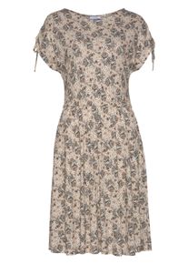 Vivance Jerseykleid, mit Blümchendruck Beige, Größe 38