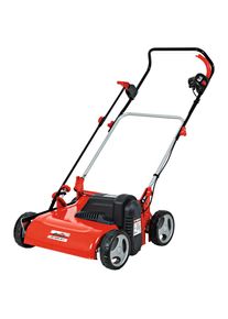 Hanseatic Vertikutierer »EV 1800-40 S« rot Deluxe-Räder mit komfortabler Reifenummantelung (ø 200 mm)