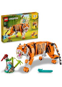Lego® Konstruktionsspielsteine »Majestätischer Tiger (31129), Lego® Creator 3in1«, (755 St.)