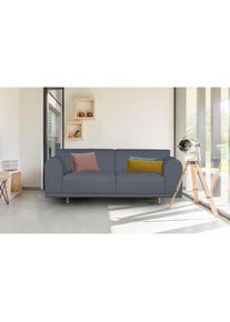 2-Sitzer »Maroon«, in skandinavischem Design, mit losen Kissen , blau , Andas