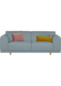 2-Sitzer »Maroon«, in skandinavischem Design, mit losen Kissen , blau , Andas , petrol
