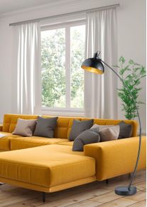 REALITY RECIFE Bogenlampe Schwarz, 1-flammig