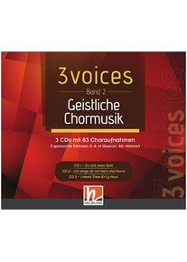 Helbling 3 Voices - Geitsliche Chormusik (3-CD-Box) CD