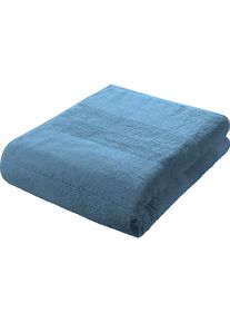 Duschtücher »2828«, (2 St.), hochwertig und unifarben , blau , Fleuresse , indigo-blau
