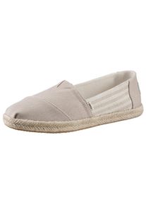 Toms Shoes TOMS Espadrille »ALPARGATA ROPE«, mit modischem Streifenmuster beige 40 natur Mit kleinem Stretcheinsatz zum Schlupfen