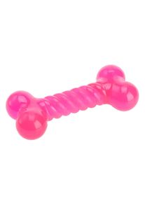 TPR Bone 110 Knochen pink, 14 cm, Welpenspielzeug, Hundespielzeug