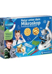 Clementoni® Kindermikroskop »Galileo, Natur unter dem Mikroskop« weiß