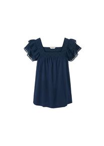 T-shirt &agrave; broderie, Bleu, Taille: S 36/38, Tchibo