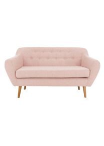 2-Sitzer »Renne«, mit Heftung im Rücken im skandinavischem Stil , rosa , Andas , rosé