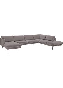 Wohnlandschaft &raquo;Levon&laquo;, in moderner Optik, mit Metallbeinen, COUCH Lieblingsst&uuml;cke , grau , COUCH&hearts; , hellgrau