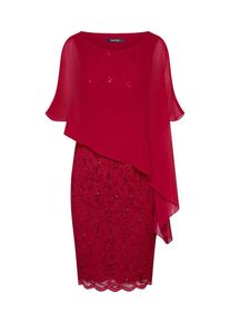 Swing Cocktailkleid Damen, weinrot, Gr&ouml;&szlig;e 36