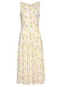 Beach Time Beachtime Sommerkleid, mit Blumendruck Gelb, Größe 36
