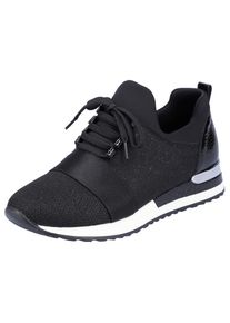 Remonte Slip-On Sneaker, mit feinem Glitzergarn schwarz 40 Modischer Halbschuh zum Schlupfen
