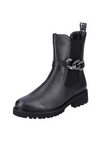 Remonte Chelseaboots, mit modischer Zierkette schwarz 37 Trendige Stiefelette mit Schmuckapplikation