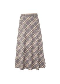 ALPENWELT Trachtenrock, Damen, vielseitig tragbar grau 42 dark grey Modischer karierter Trachtenrock